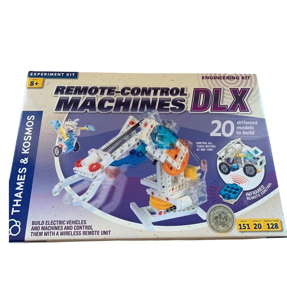 Thames Kosmos Remote Control Machines DLX Engineering Kit RC Robot Set 20 Models